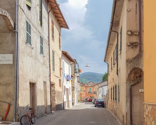 Street in Piediluco, Italy