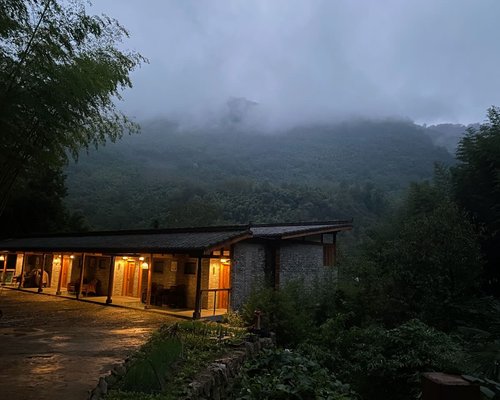 misty mountain evening, Sichuan China